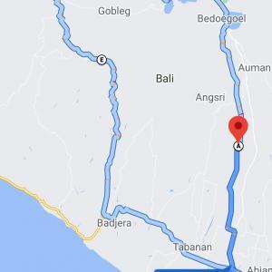 Flight Route For Blessings and Yoga in Lovina